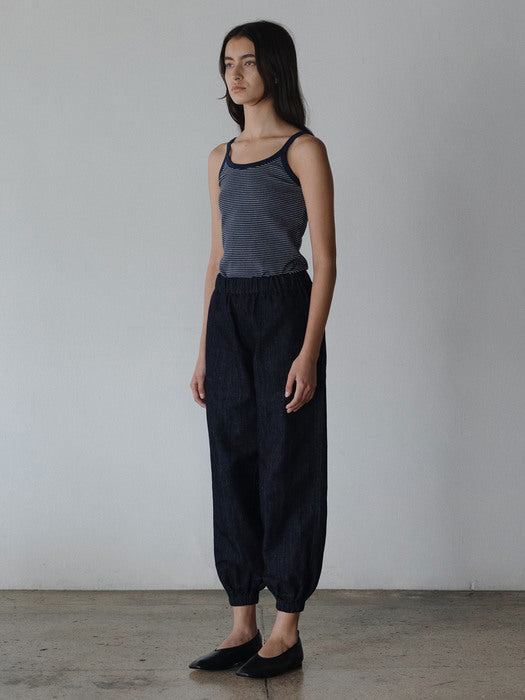 Nothing Written Stripe sleeveless top (Deep navy)