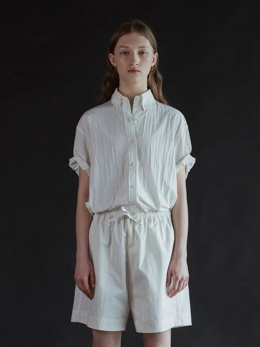 Nothing Written Poco cotton short pants (Ivory)