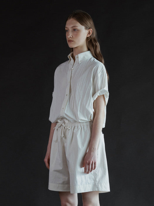 Nothing Written Poco cotton short pants (Ivory)