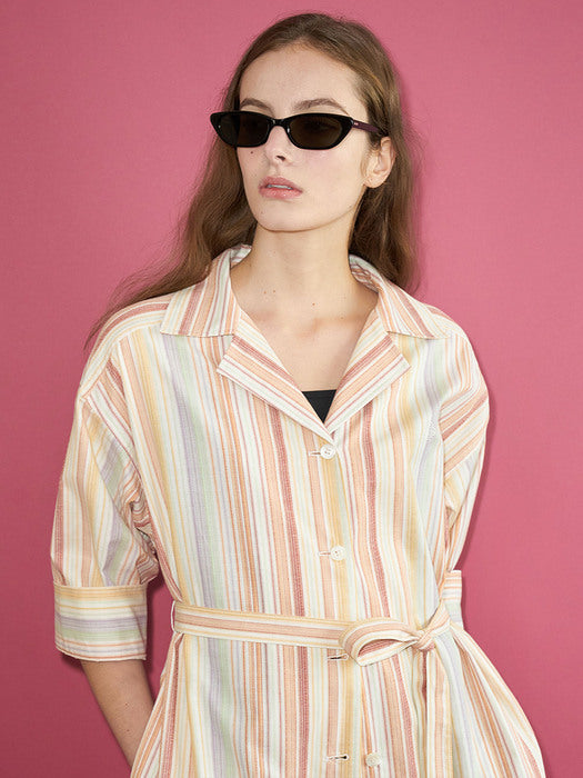 Grove 21Resort Lay Robe [ORANGE STRIPE]