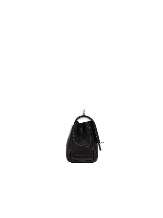 [vunque] Toque Baguette Mini Crossbody Bag — Black