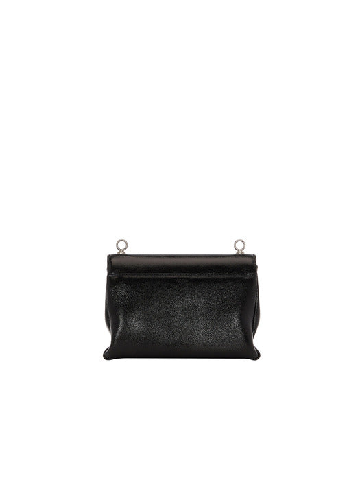 [vunque] Toque Baguette Mini Crossbody Bag — Black