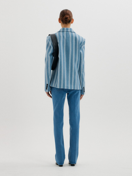 [EENK] Tissy Bootcut Denim Pants - Sky Blue