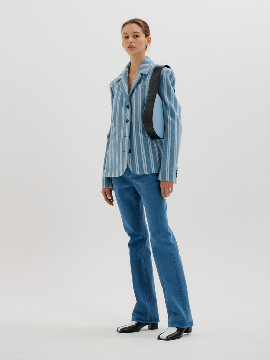 [EENK] Tissy Bootcut Denim Pants - Sky Blue