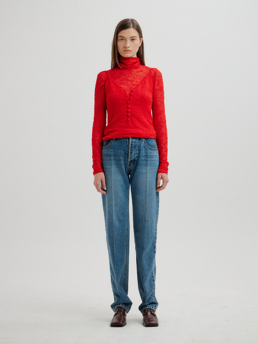 Eenk Tenim Classic Denim Pants - Blue