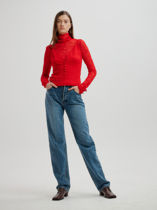 Eenk Tenim Classic Denim Pants - Blue