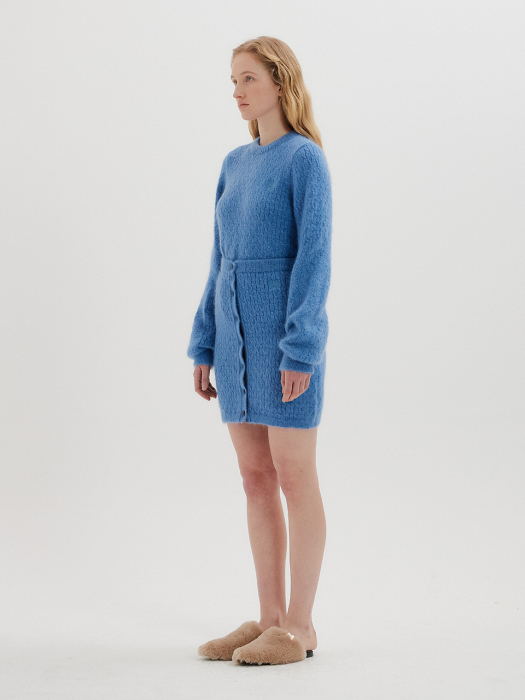 Eenk Toki Cable Knit Pullover - Lavender