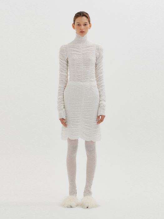 Eenk Thing Lace Jacquard Leggings - White