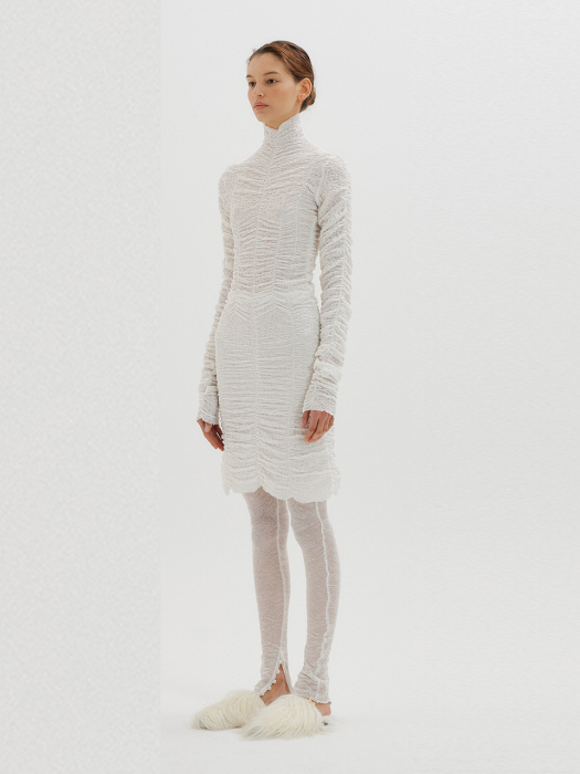 Eenk Thing Lace Jacquard Leggings - White