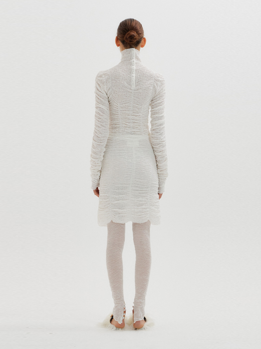 Eenk Thing Lace Jacquard Leggings - White