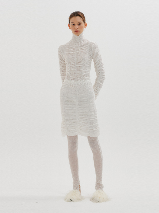 Eenk Thing Lace Jacquard Leggings - White
