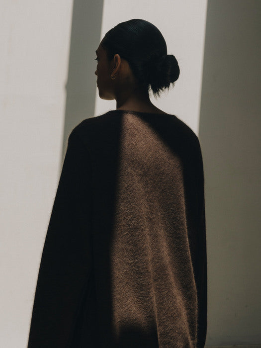 [moia] double knit wear (brown)