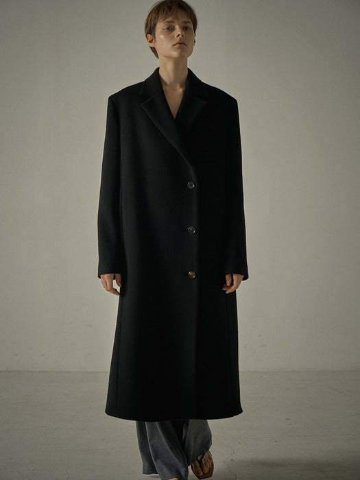 Cashmere Minimalist Coat_black
