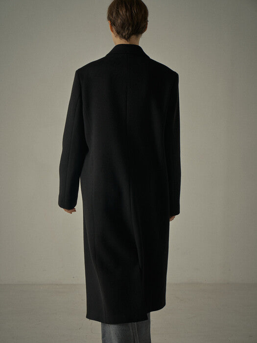 Cashmere Minimalist Coat_black