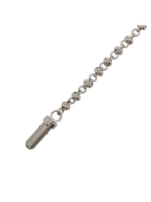 Vunque Metal Weaving Bullet Chain Silver