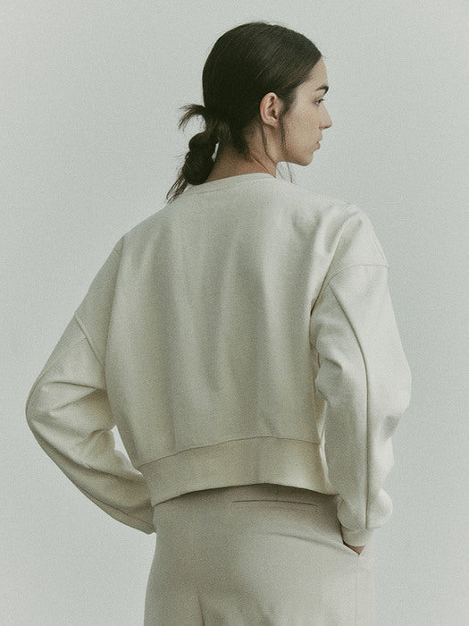 [moia] [EXCLUSIVE] sweatshirt (cream)