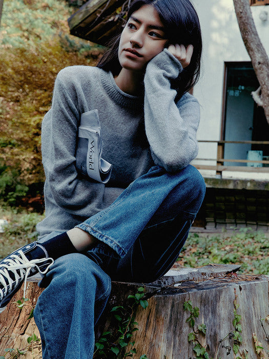 [EXCLUSIVE] kid mohair knit (baby blue)
