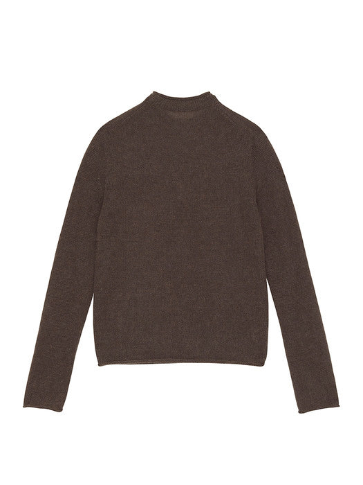 [EXCLUSIVE] kid mohair knit (brown)