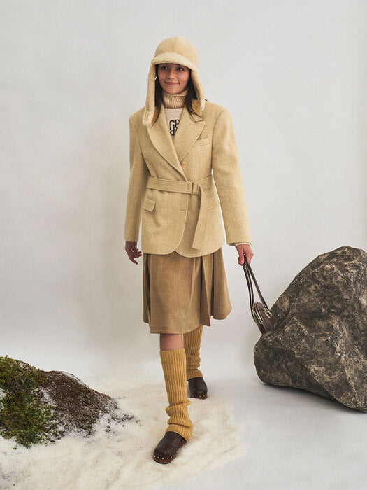 Grove 21Winter Liberty Skirt [BEIGE]