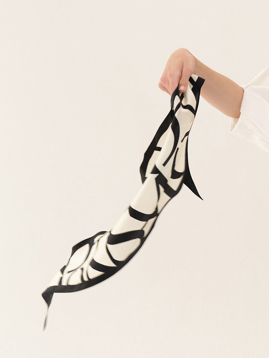 Kindersalmon Silk 100% Scarf 01