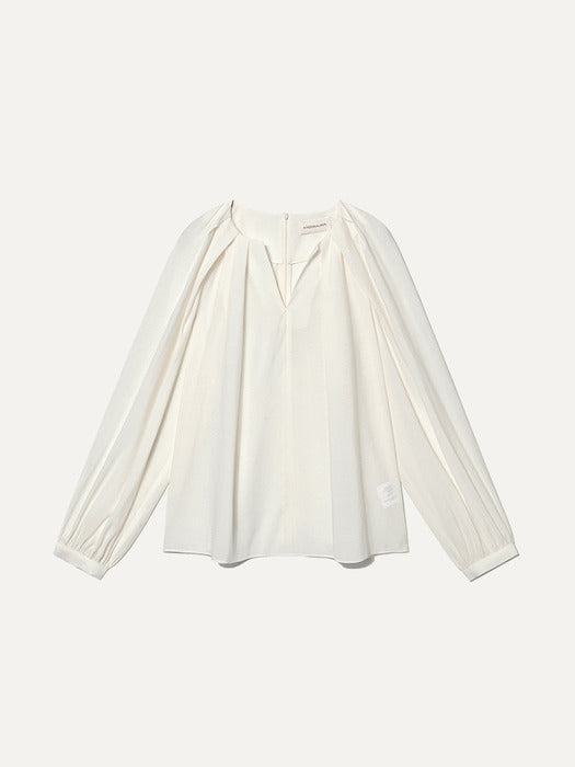 Kindersalmon Scabra Blouse White