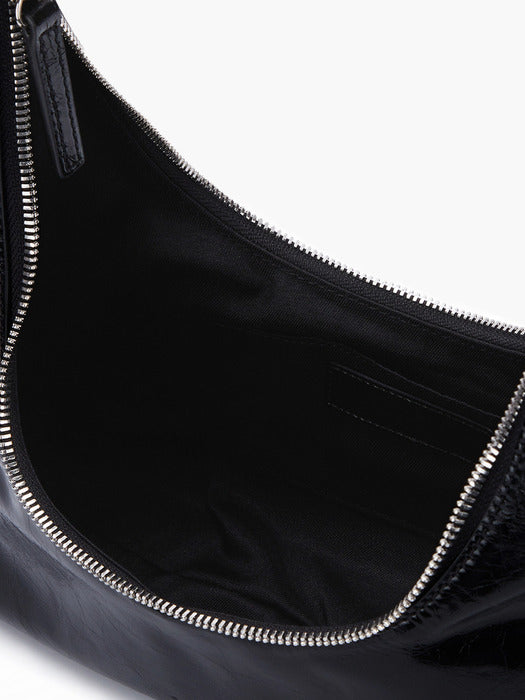 Margesherwood Hobo Shoulder black crinkle