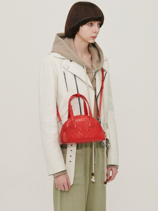 [Exclusive] BAMI BAG_red crinkle