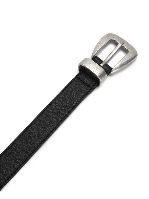WESTERN STYLE BELT IN BLACK