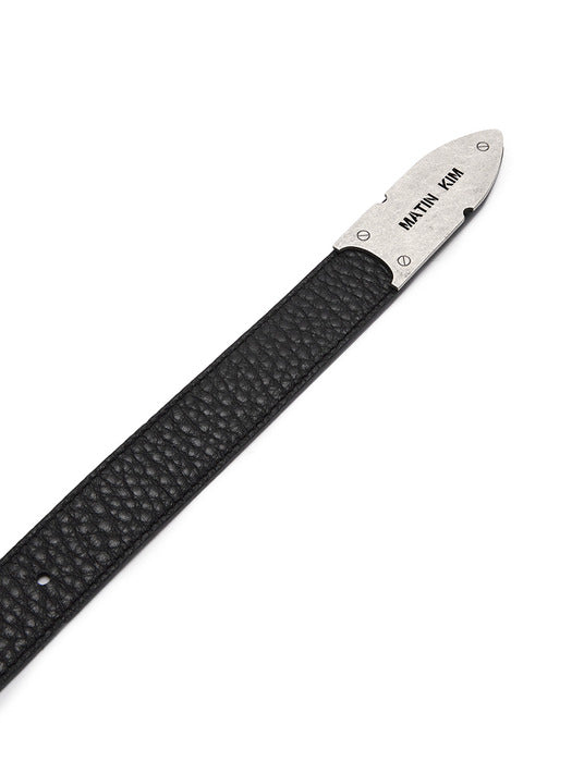 WESTERN STYLE BELT IN BLACK