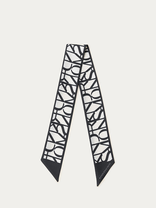Kindersalmon Silk Scarf 05