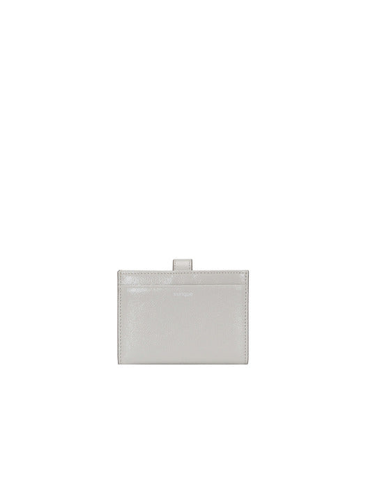 [vunque] Light Beige Magpie Card Wallet