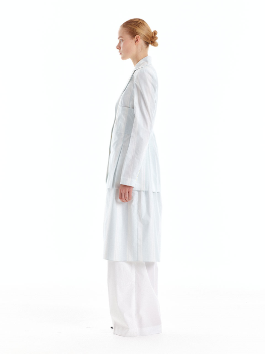 Eenk Udella Single-Breasted Blazer - Light Grey