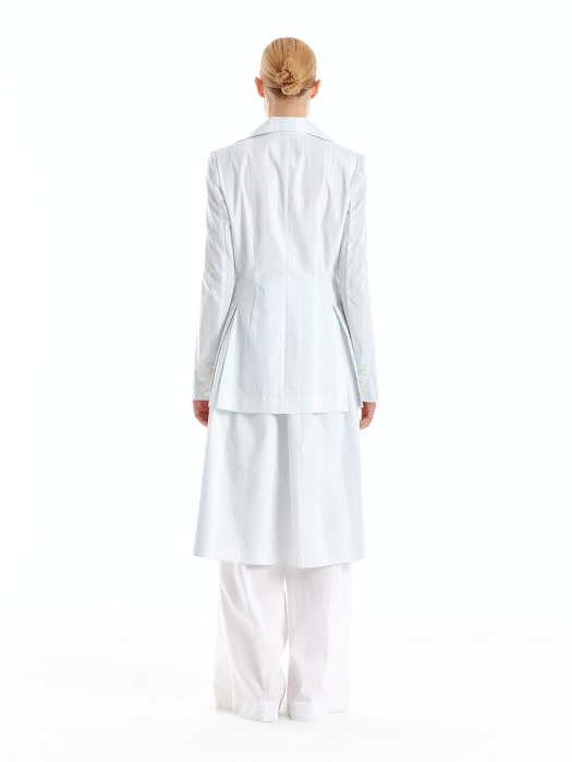 Eenk Udella Single-Breasted Blazer - Light Grey