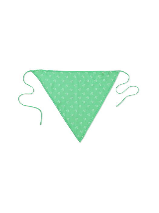 Eenk Ucarf Patterned Head Scarf - Light Green