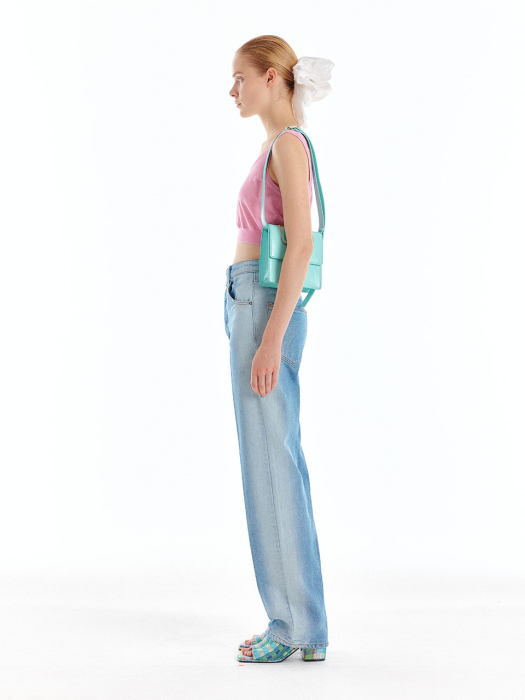 Eenk Ura Sleeveless Knit Top - Light Pink