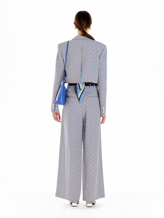 Eenk Uele Double-Breasted Blazer - Lavender