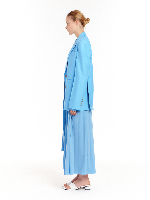 Eenk Urbandale Single-Breasted Blazer - Light Blue