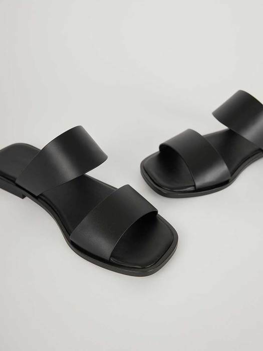 [facade pattern] Boy Sandals - Black