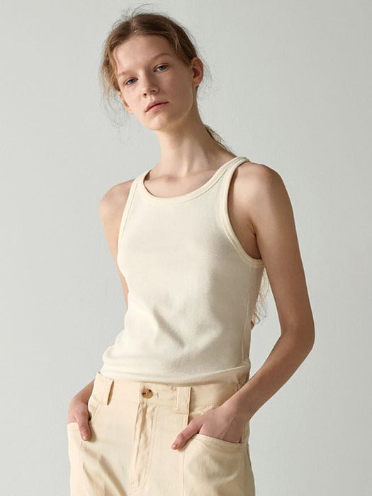 Facade Pattern Cotton Sleeveless
