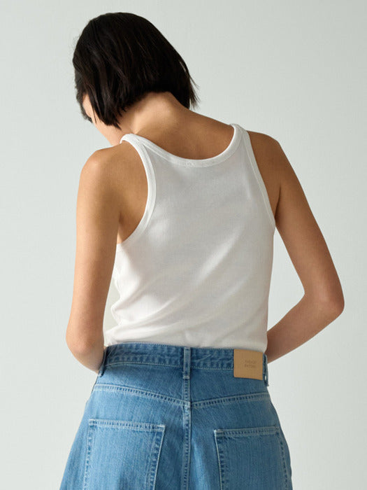 Facade Pattern Cotton Sleeveless