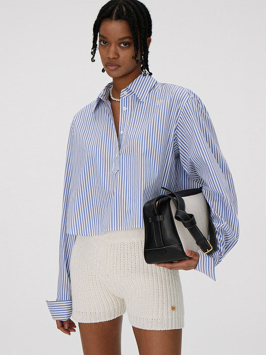 [recto] KNIT BEACH SHORTS (OFF WHITE)