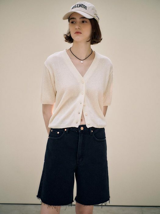 loeuvre CONE-denim Bermuda Pants SJ2ML661-10 - View 3