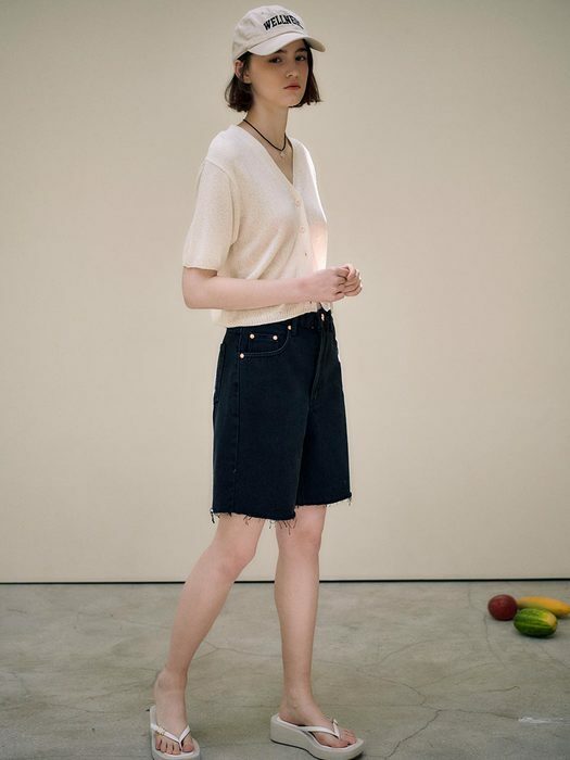 loeuvre CONE-denim Bermuda Pants SJ2ML661-10 - View 2