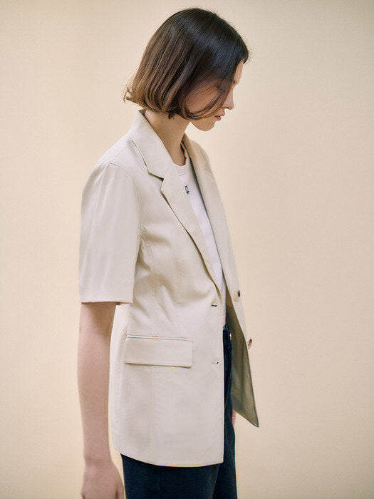 loeuvre Curved Line Jacket SW2MJ607-9A - View 3