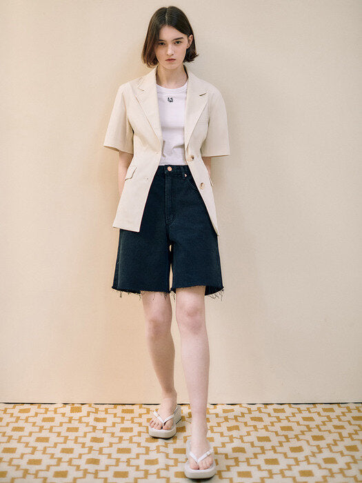 loeuvre Curved Line Jacket SW2MJ607-9A - View 2