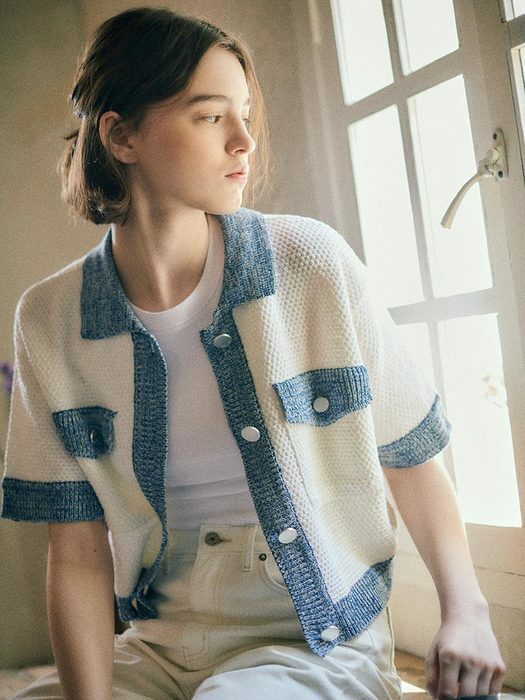 [loeuvre] Summer Tweed Knit Cardigan SK2MD634-03