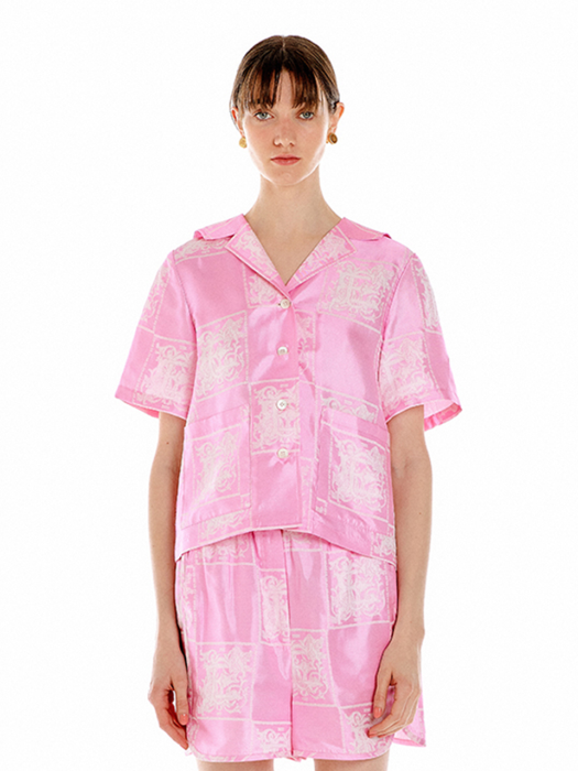 Eenk Uroppin Sailor Collar Blouse - Pink