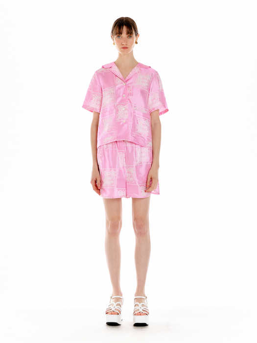 Eenk Uroppin Sailor Collar Blouse - Pink