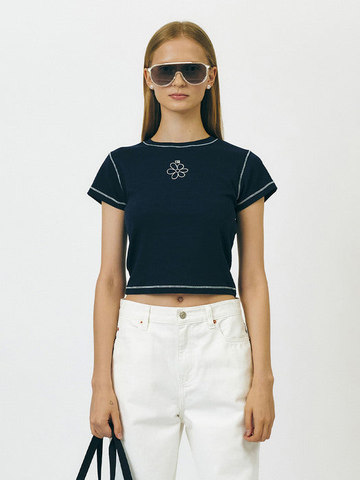 [grove] 22SUMMER KINNEY TEE [2COLOR]