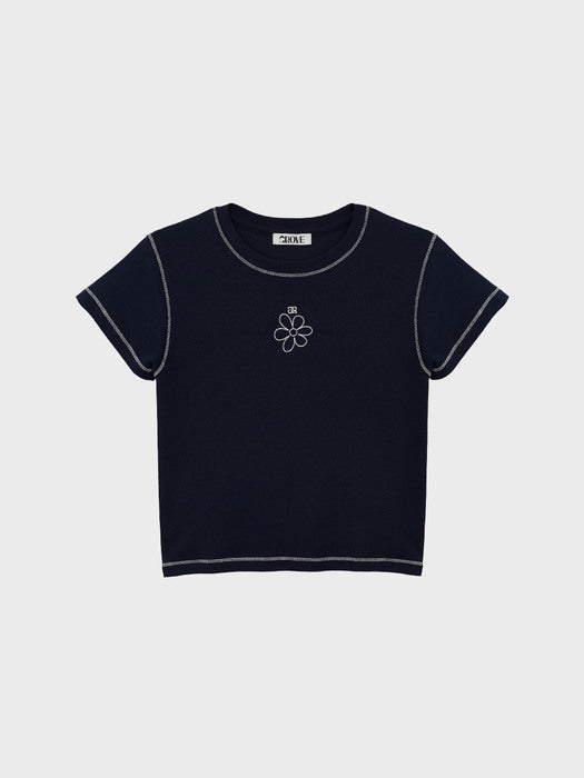 [grove] 22SUMMER KINNEY TEE [2COLOR]